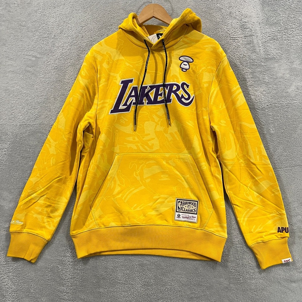 Aape by A Bathing Ape X Mitchell & Ness‎ Los Angeles Lakers NBA Yellow Large